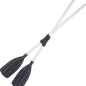 Aluminium Doppelpaddel Paddel mit Verstellbaren Paddel-Blätter für Kanusport Kajakfahren Kanadier Boot Ruderboot Kayak Paddel Abnehmbar