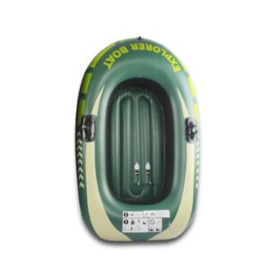 Einblasbares Schlauchboot für Erwachsene, 1 Personen Angelboot, 150x100 cm groß, PVC-Material, ideal für Wassersportarten und Fischerboote im Freien.