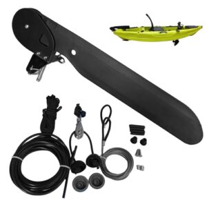 Kajak-Ruder-Kit mit Zubehör, robuster und zäher Fischereiwasserfahrzeug für Angler und Paddler