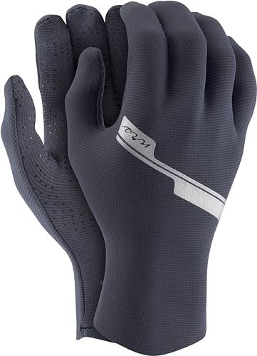 Damen HydroSkin Handschuhe von NRS, wasserdichte Neoprenhandschuhe mit Nylon-Außenhaut und Silikon-Griff für Wassersportlerinnen