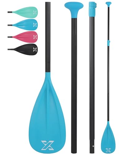 ZLX SUP Paddel, Stand Up Paddle Zubehör, verstellbares Paddel für Surfen, Schwimmen und Wassersport