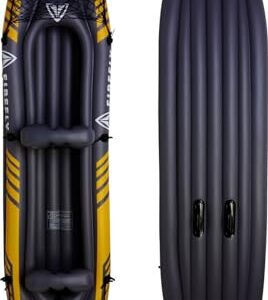 Unisex Erwachsenen 300er Kayak, Anthrazit und Gelb, Einheitsgröße für Wasserfreunde