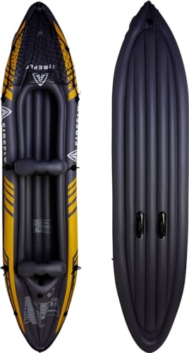 Unisex Erwachsenen 300er Kayak, Anthrazit und Gelb, Einheitsgröße für Wasserfreunde