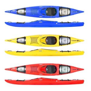 Kurzer und leichter Wander-Einer für Seen- und Flusstouren, Prijon Dayliner S im blauen Farbton