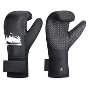 Tontron Paddling Kajakhandschuhe aus Neopren, 3 mm, Größe S, schmale Handschuhe für Paddeln und Kanufahren