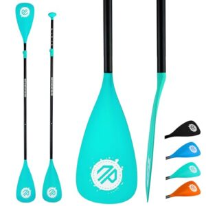 Vier abnehmbare Teile und ein verstellbares Doppelpaddel für SUP. Robustes Stand-up Paddle für Wassersportarten wie Kajakfahren und SUP.