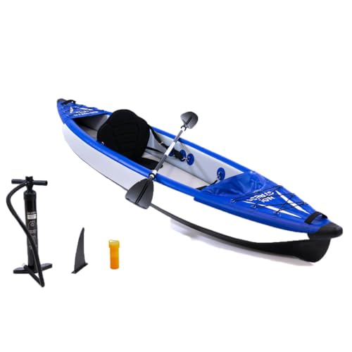 Inflatabler Kajak mit Dropstitch-Technologie, ideal für ein komfortables und sicheres Kajak-Erlebnis auf dem Wasser