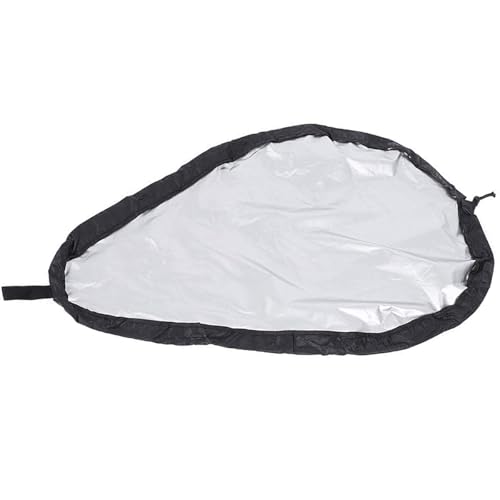 Kajak-Cockpit-Abdeckung, wasserdicht und UV-schützend, schwarz, für Kajaks und Kanus