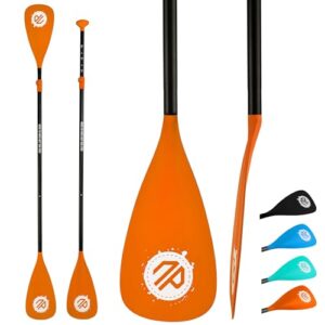 Robustes Paddel für Stand-up-Paddle-Board (SUP) und Kajaks, mit 3 oder 4 Abnehmbaren Teilen, verstellbares Doppelpaddel für SUP-Sportarten