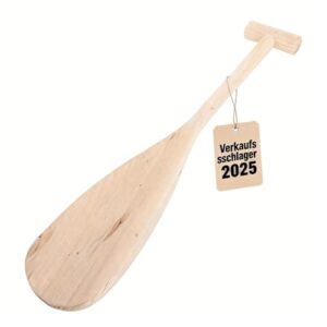 Ergonomisches Holzruder für Kinder und Erwachsene zum Wassersporten, geeignet für Boote, Kajaks, Kanus und Surfbretter