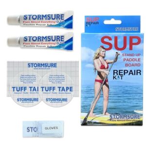 Wasserdichte, langlebige, flexible und druckbeständige Reparaturen für Paddleboards mit dem Stormsure SUP-Reparaturset