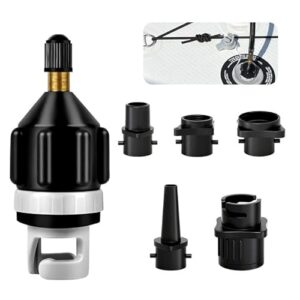 VeftsVY Schlauchboot Ventiladapter Luftpumpenkonverter, SUP-Pumpenadapter für Paddelboard Schlauchboot, Aufblasbarer Schwimmring