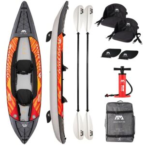 Campsup Aqua Marina Kajak aufblasbar, Inflatable 2 Personen Kayak, Drop Stitch Technologie
