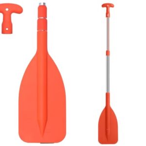 Chenivesss Teleskop Paddel, Einstellbares 53-106cm Leichtes Ruder für Stand Up Paddle Kajakfahren Surfboard Boot