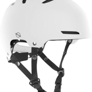 Ion Slash Core Helm 2025, weiß, S/M - Hochwertiger Schutz für den Kopf und Hals mit viskoelastischer Innenseite und Sichtschutz