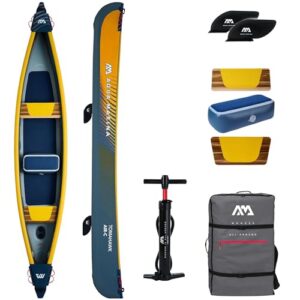 Campsup Aqua Marina Kajak aufblasbar, Inflatable 3 Personen Kayak Tomahawk AIR-C 2024, Drop Stitch Technologie