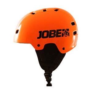 Wassersporthelm, Jobe Rental Hard Shell Helm Orange, hochwertiger, weicher Helm für Wassersportler, Wakeboard, Kajak, Surfen