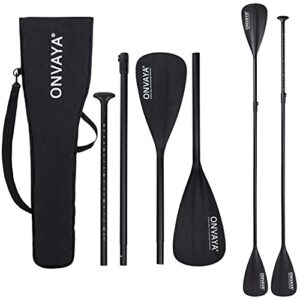 ONVAYA SUP/Kajak Paddel 2-in-1, Stechpaddel und Doppelpaddel für Stand-Up-Paddling und Kajak nutzen