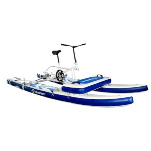 Spatium SUP Wasserfahrrad mit Pedal, aufblasbar, ideal für Angeln und Kreuzfahrt
