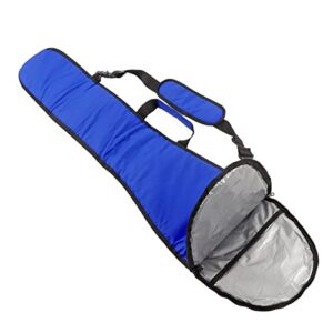 Wasserdichte Paddeltasche für Kajak und Kanu mit Schultergurt und Tragegriff, blauer Farbton