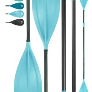 Das perfekte Paddel für alle Wassersportarten, verstellbares SUP-Paddel mit Glasfaser-Blade, ideal für Surfen, Stand-up Paddle und Kajak-Paddeln
