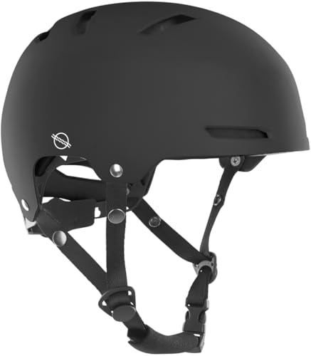 ION Slash CORE Helm 2025, schwarzer Skateboardhelm mit Sicherheitsfunktionen und stylishem Design für BMX-Fahrer