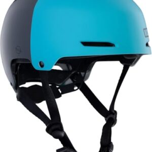 Ion Slash CORE Helm 2025 Multicolour, S/M - ein blauer und schwarzer Schutzhelm auf weißem Hintergrund