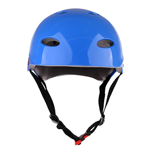 Sicherheitshelm für Wassersportarten wie Wakeboard, Kajak, Kanu und Segeln - Blaues Helm mit gutem Schutz und Komfort