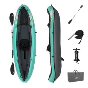 Bestway Hydro-Force Kajak-Set Ventura Elite X1 280 x 86 x 40 cm - Robuster Wassersport-Kayak mit Nylon-Hülle und Aluminium-Paddel
